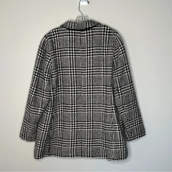 Talbots Size 16 TWEED DOUBLE BREASTED BLAZER - HOUNDSTOOTH Preppy Academia - Picture 12 of 12